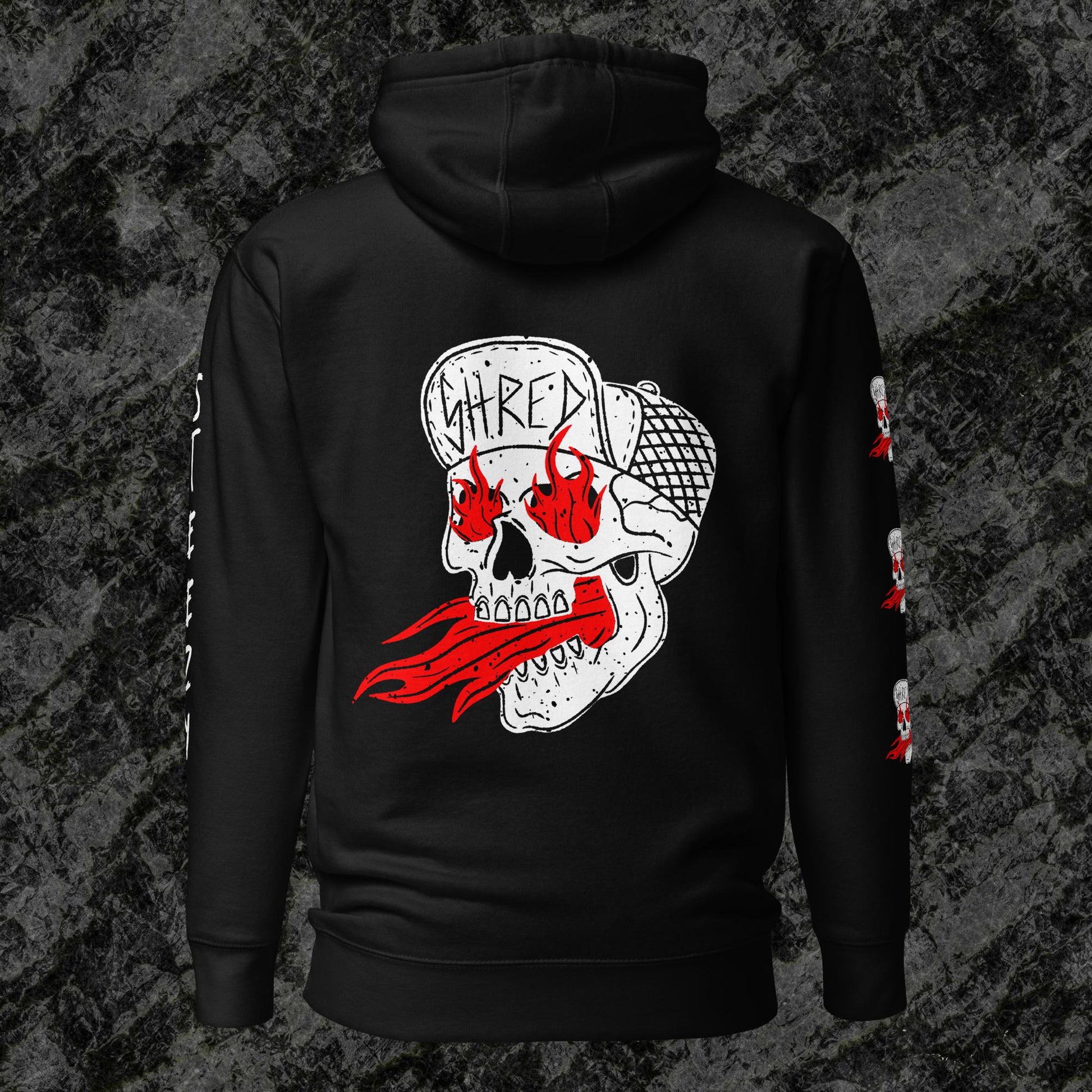 standing pedals hoodie SHRED Hoodie – Pedal Punk