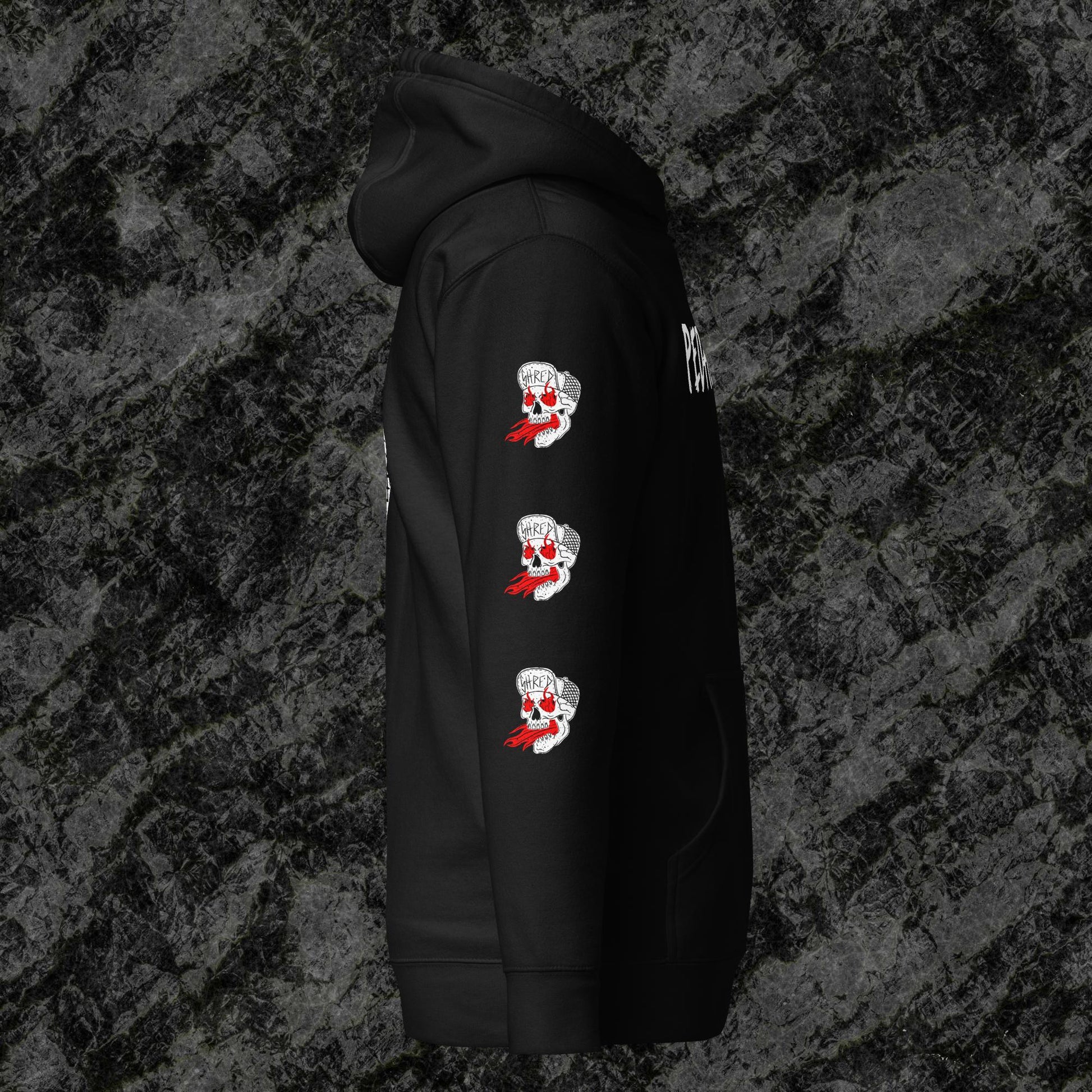 standing pedals hoodie SHRED Hoodie – Pedal Punk